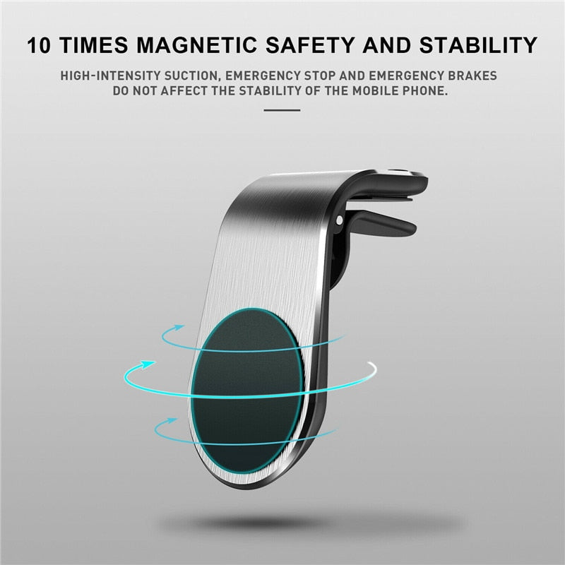 New BBR Magnetic Car Phone Holder Mount Stand Universal Air Vent Clip Mount for iPhone11 Pro Max HuaweiXiaomi in GPS Navigation