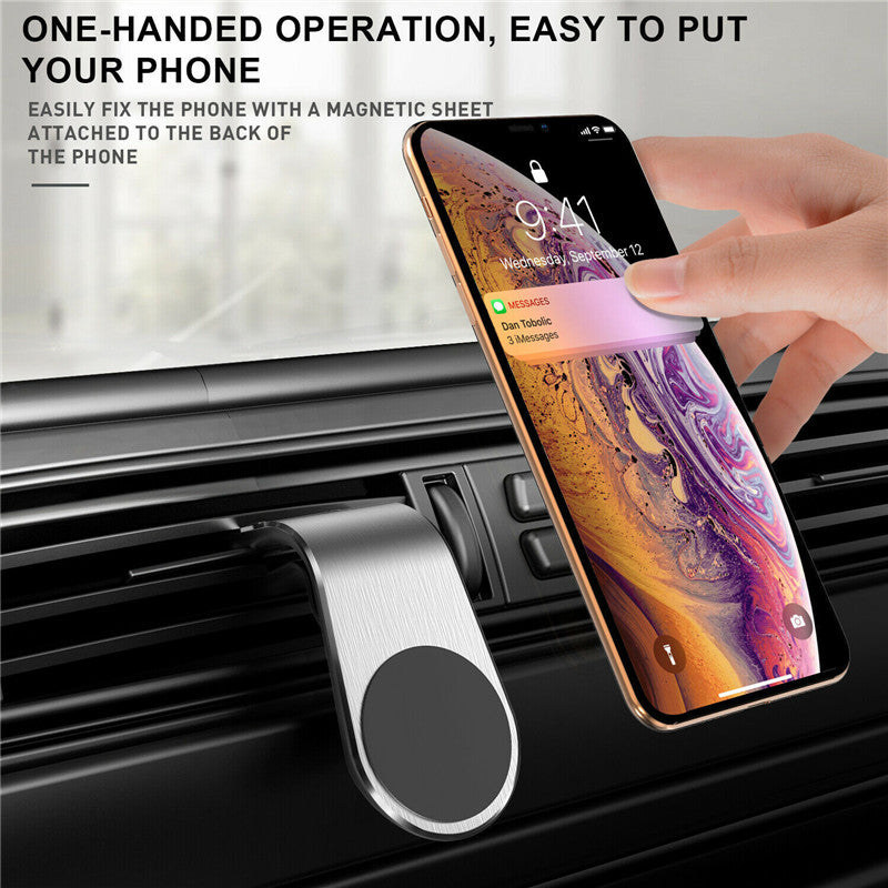 New BBR Magnetic Car Phone Holder Mount Stand Universal Air Vent Clip Mount for iPhone11 Pro Max HuaweiXiaomi in GPS Navigation